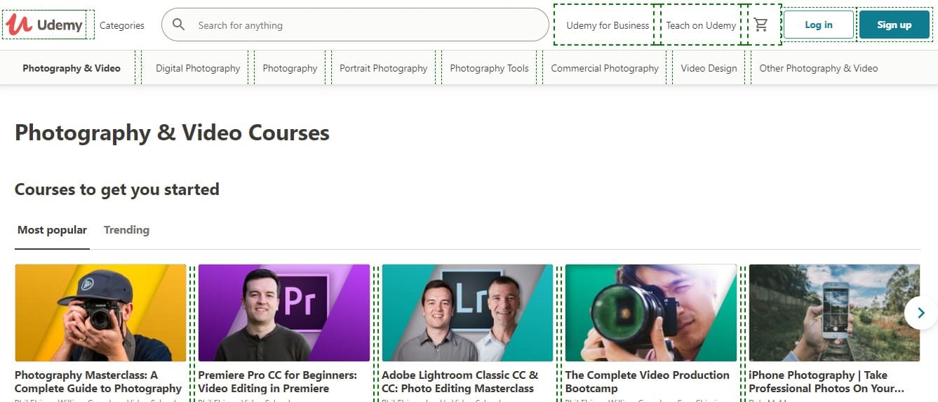 Udemy learn new things