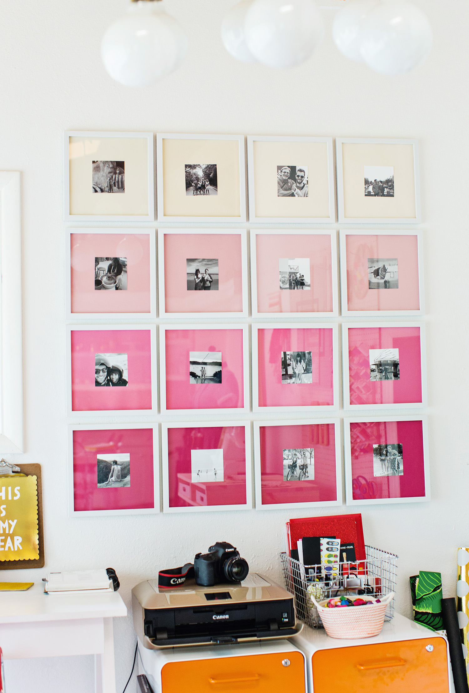 quick easy photo wall ideas - DIY gallery wall ideas (18)