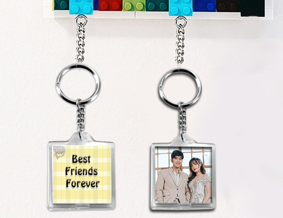 Custom keychain photo gift ideas