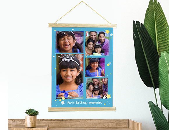 Cute family wall hanging poster