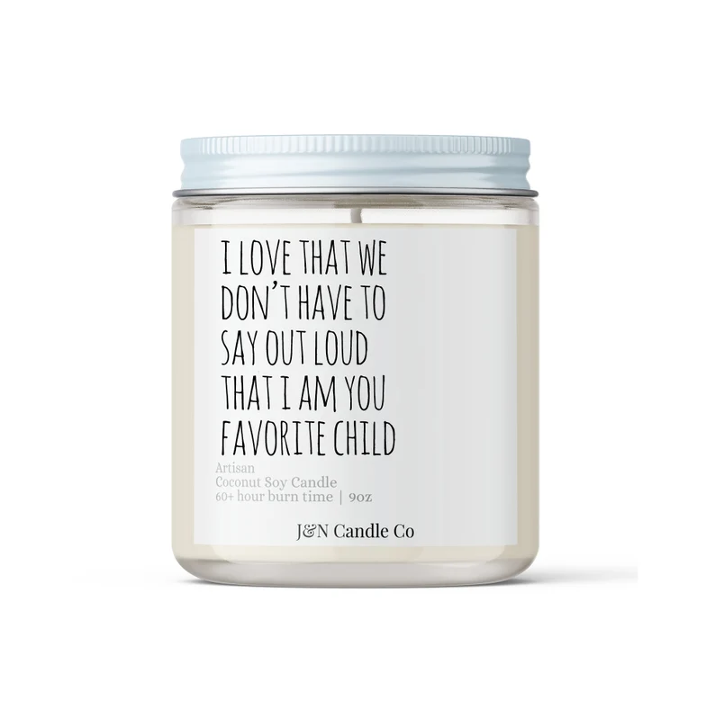  Favourite Child Candle Mothers Day Gift 