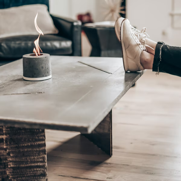 Concrete Mini Fireplace Mothers Day Gift 