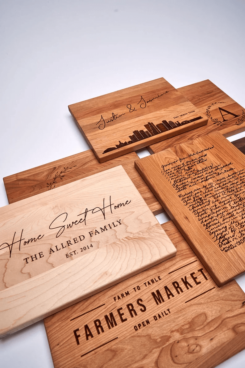 Personalised Cutting Board Gifts for Mom