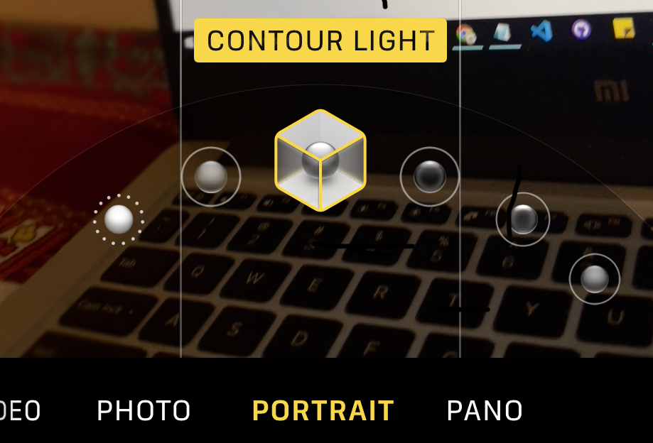 iPhone camera settings for different lighting modes