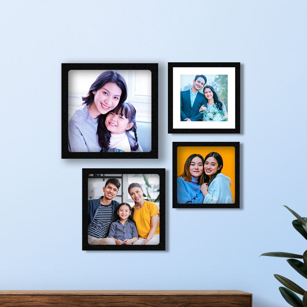 Family photo wall, a personalized best gift for girlfriend's special day.