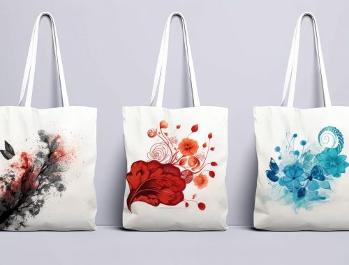 Blank custom tote bag ready for personalization, suitable for custom tote bags in Singapore.