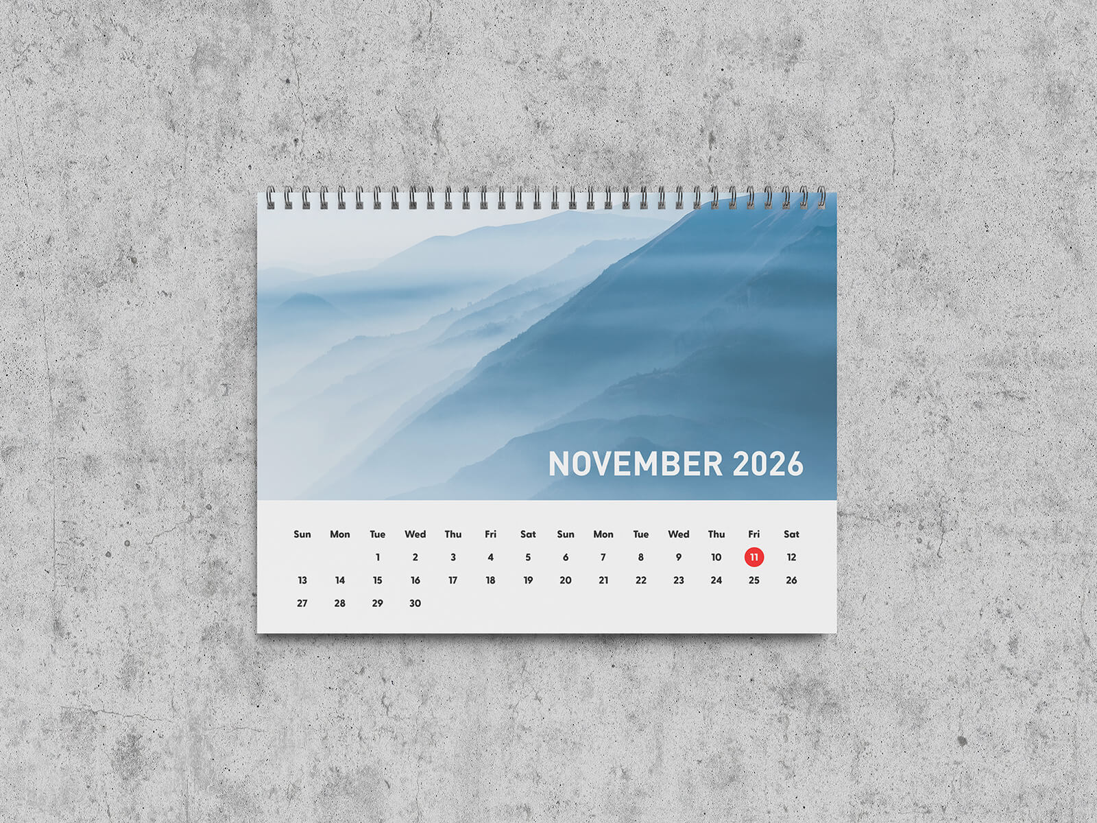 With a custom desk calendar, you can relive your special moments every day. Design your own table calendar online in minutes by selecting 12 of your favorite photos.