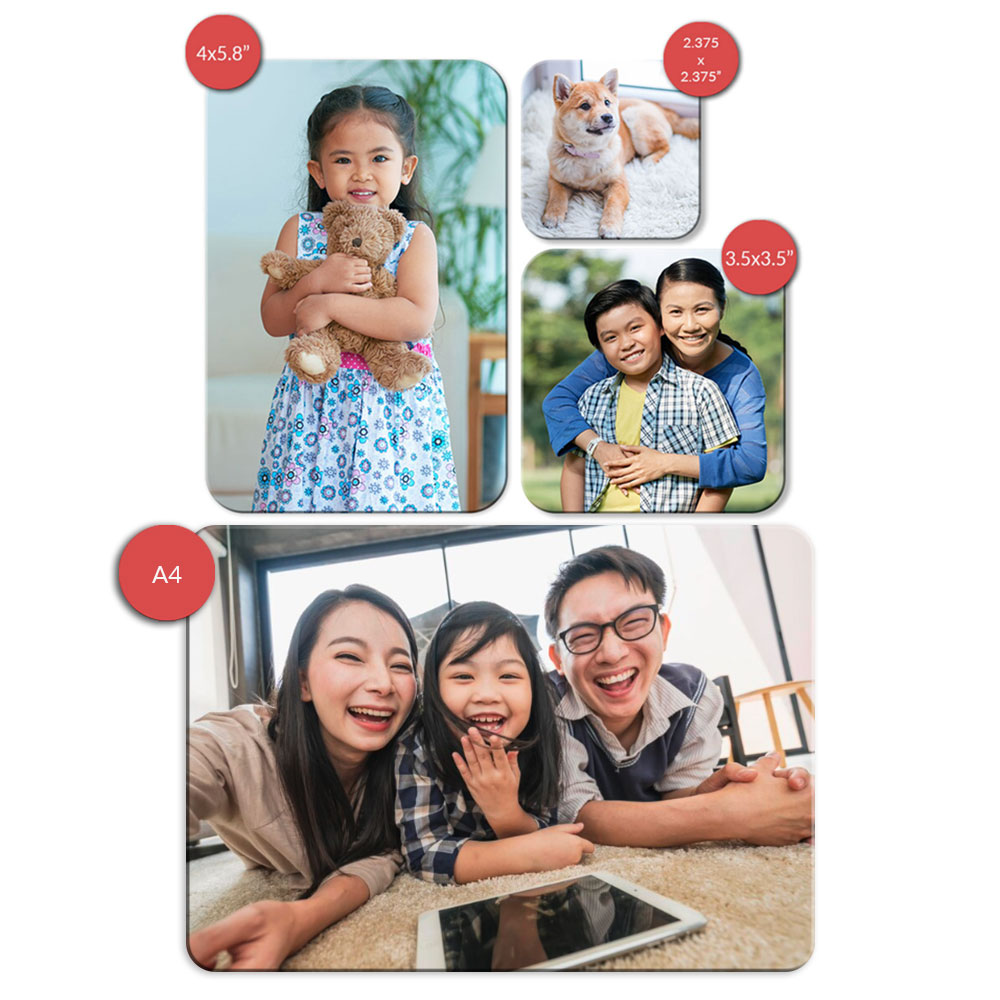 Personalized wedding fridge magnet gift for couple Singapore custom photo design