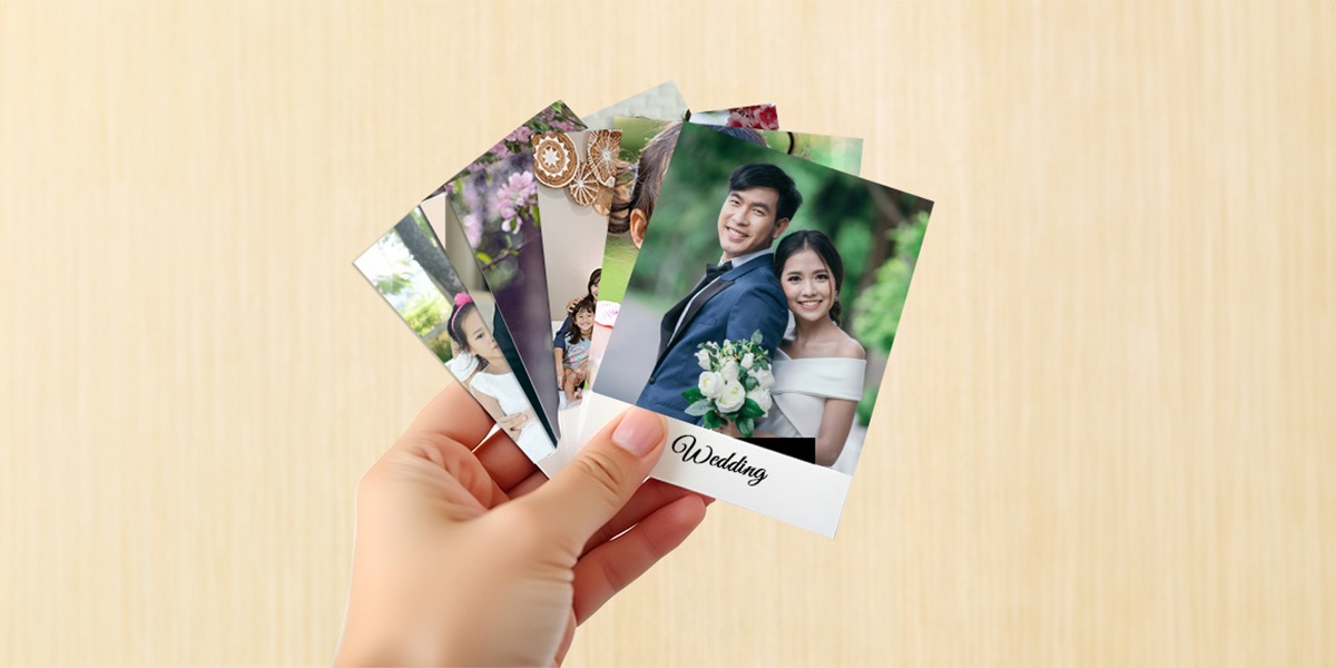 Retro photo prints for personalised gifting