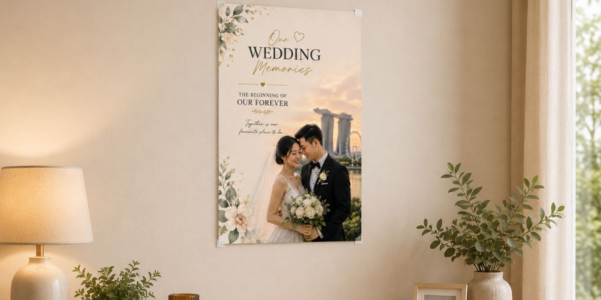 Thoughtful personalised wedding gifts for newlyweds in Singapore