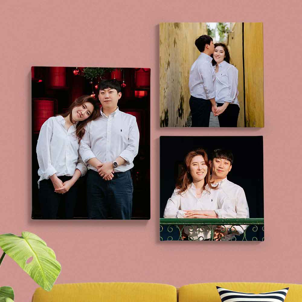 Premium wall canvas print personalized birthday gift for girl in Singapore home decor