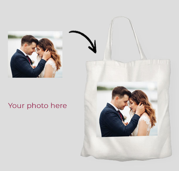 Stylish eco-friendly personalized tote bag birthday gift for girl in Singapore"