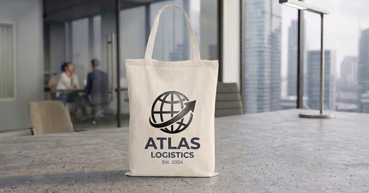 Custom tote bag corporate gift Singapore with logo for everyday branding