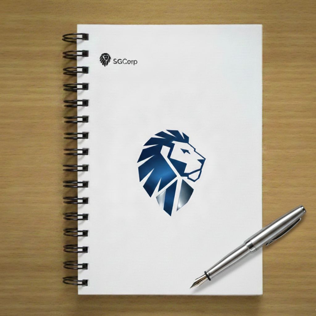 Custom printed notebooks with embossed names, metallic foil printing, and personalized covers for corporate gifting
