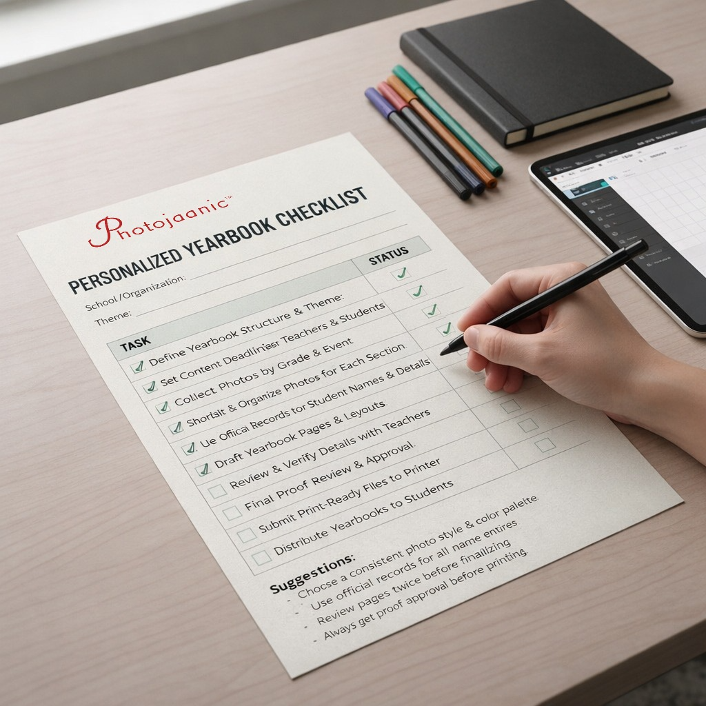 Student yearbook printing Singapore with class photos and personalized student profiles