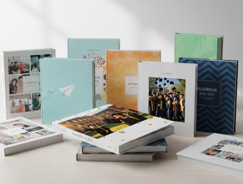 School yearbook printing Singapore showcasing custom graduation yearbooks and digital design tools for schools