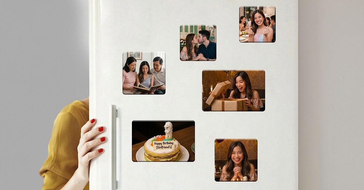 photo magnet birthday gift for girlfriend affordable