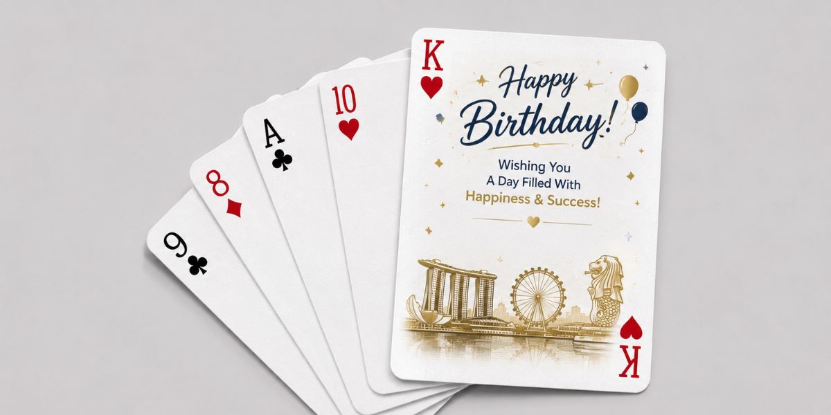 Personalised playing cards fun gift for girlfriend