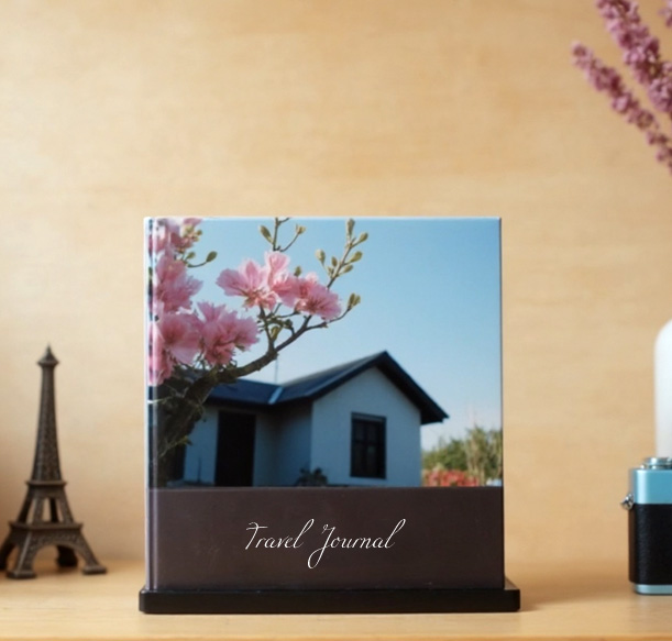 Singapore couple comparing a family photo book and a budget checklist